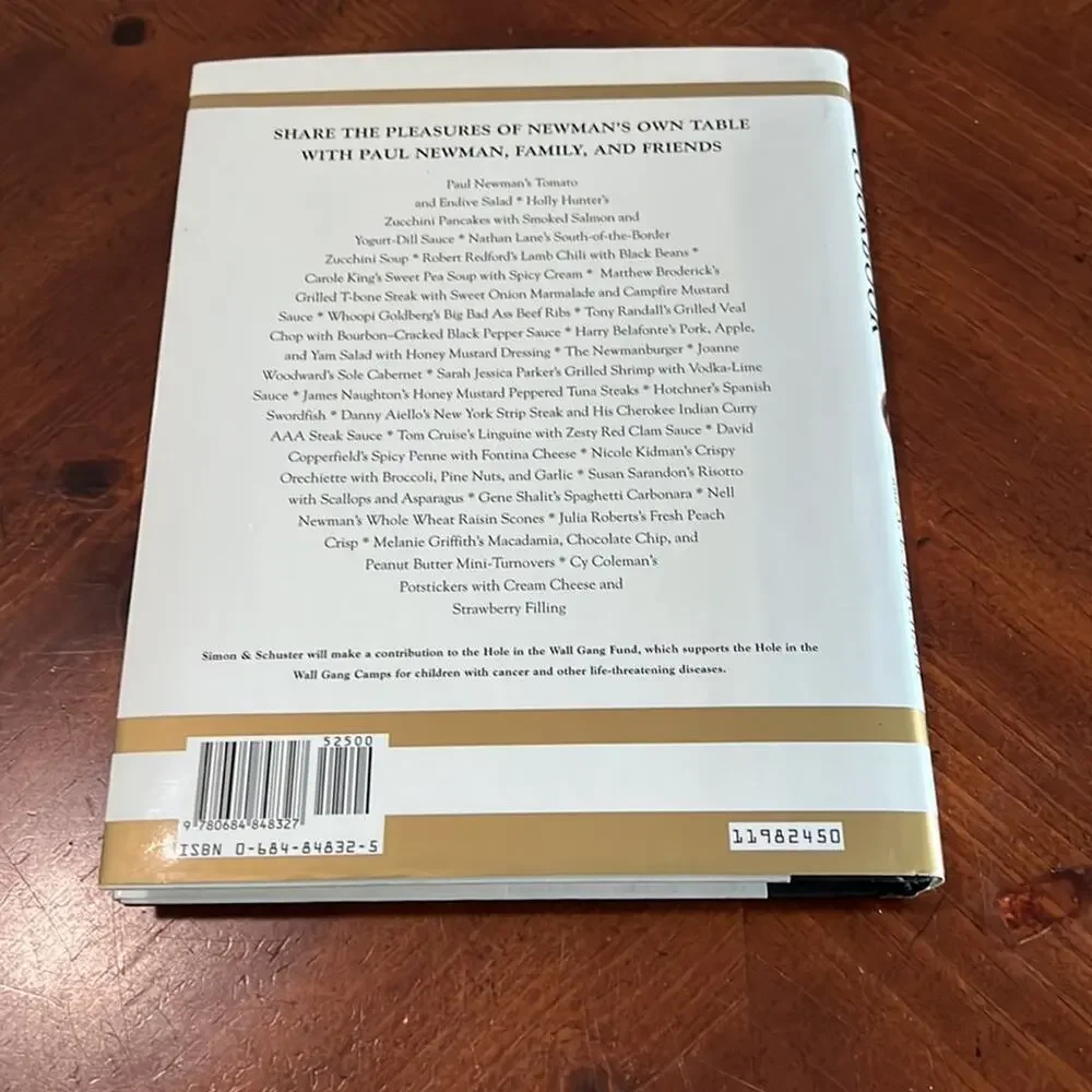 Newman’s Own Cookbook by Paul Newman Recipes Stories Celebrity